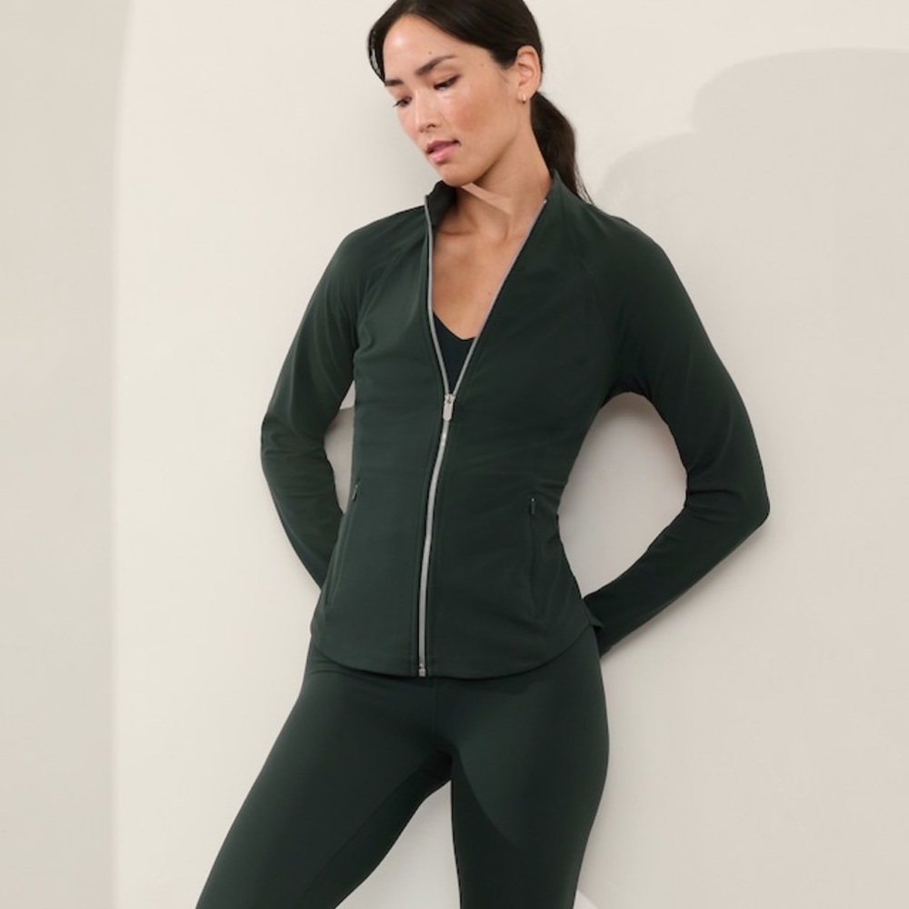 Athleta Salutation Jacket // Cypress